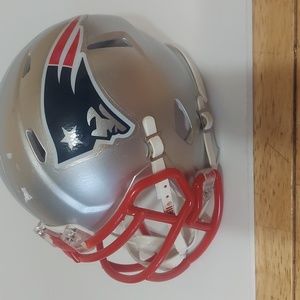 Riddel mini helmet  new England Patriots used